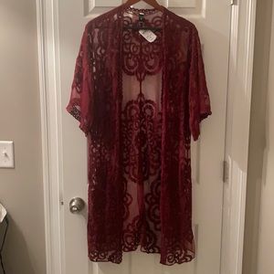 Lace Cardigan, New with tags